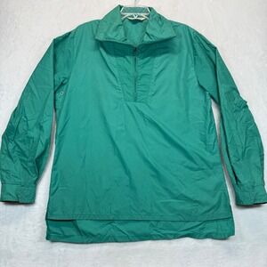 LL Bean Pullover Anorak Windbreaker‎ Lightweight Green Jacket XL READ